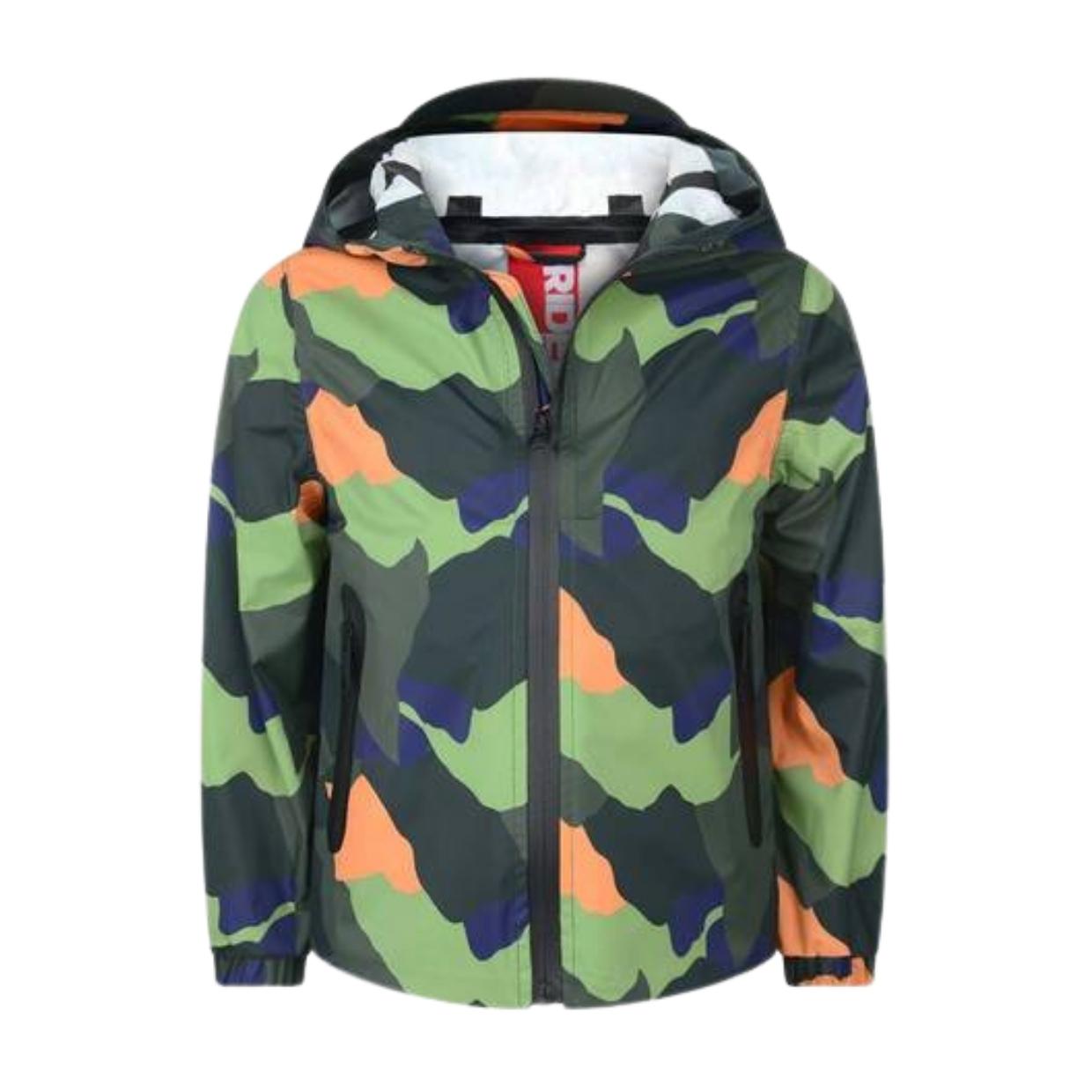 Al Riders On The Storm Kids All Over Printed Camouflage Jacket