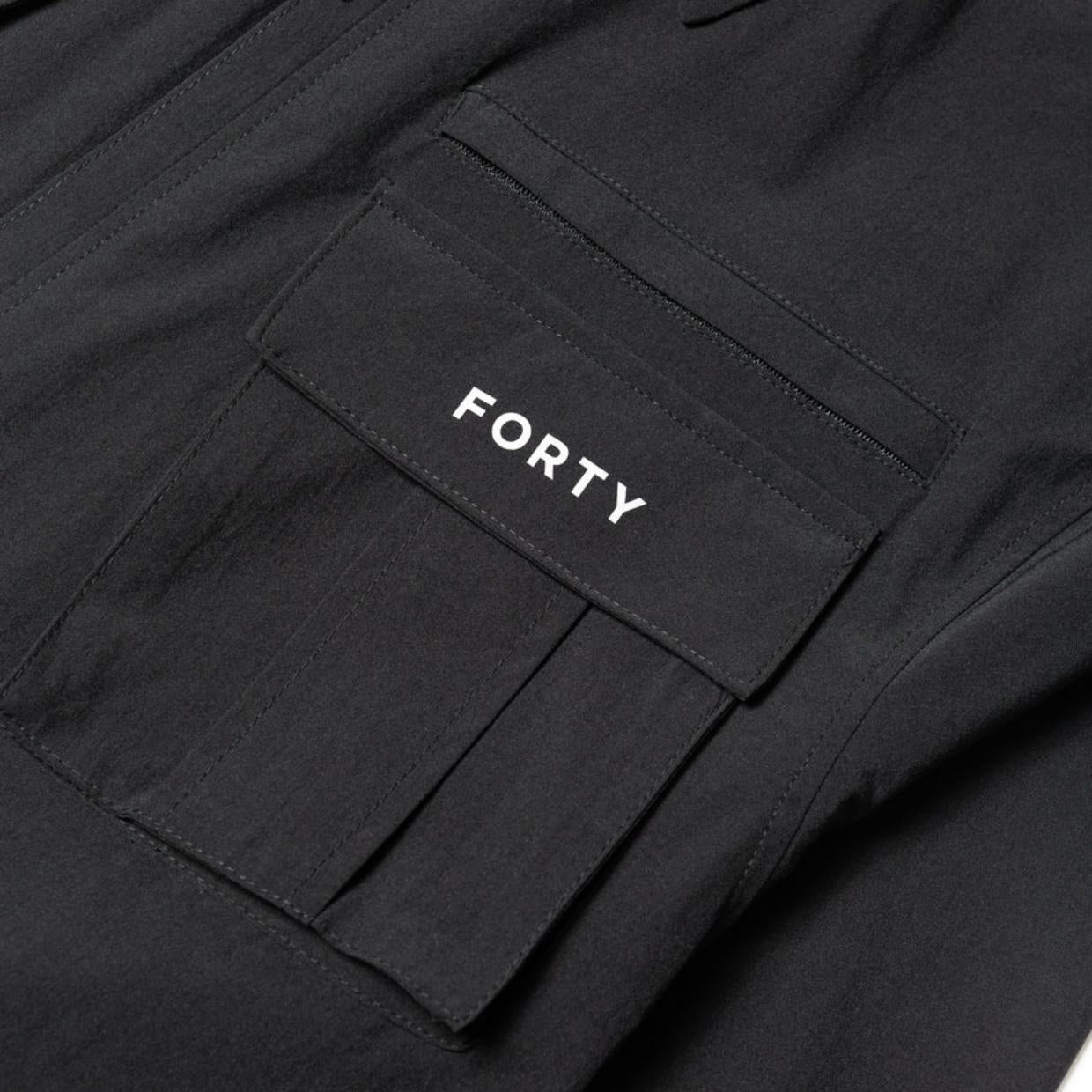Forty Arran Tech Black Overshirt