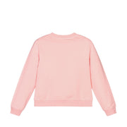 Moschino Girls Pink Teddy Print Sweatshirt