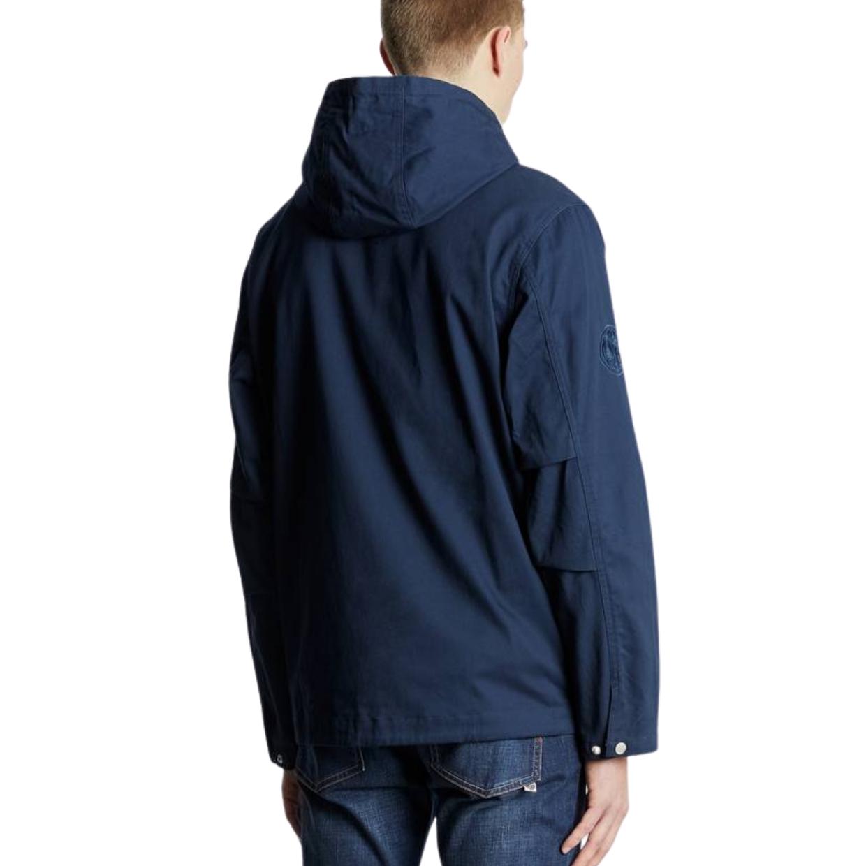 Pretty Green Mallow Hooded Navy Jacket