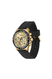 BOSS Hero Black Gold Tone Chronograph Watch