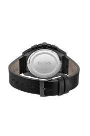 BOSS Grandmaster Black Plated Chronograph Watch