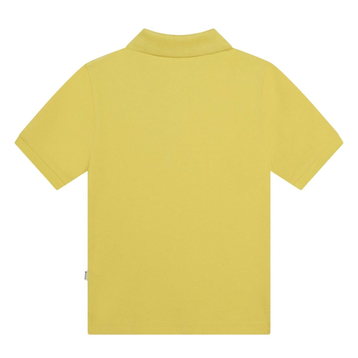 BOSS Kids Lime Short Sleeve Polo Shirt