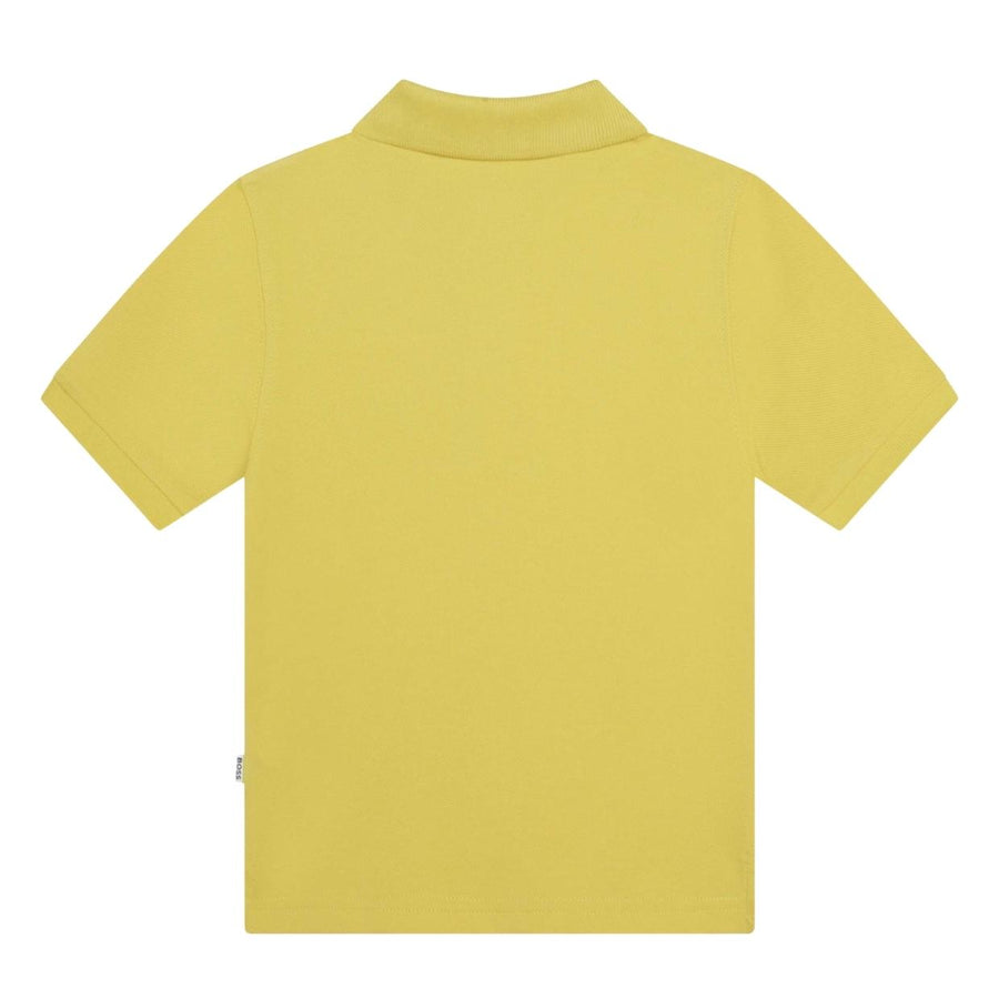 BOSS Kids Lime Short Sleeve Polo Shirt