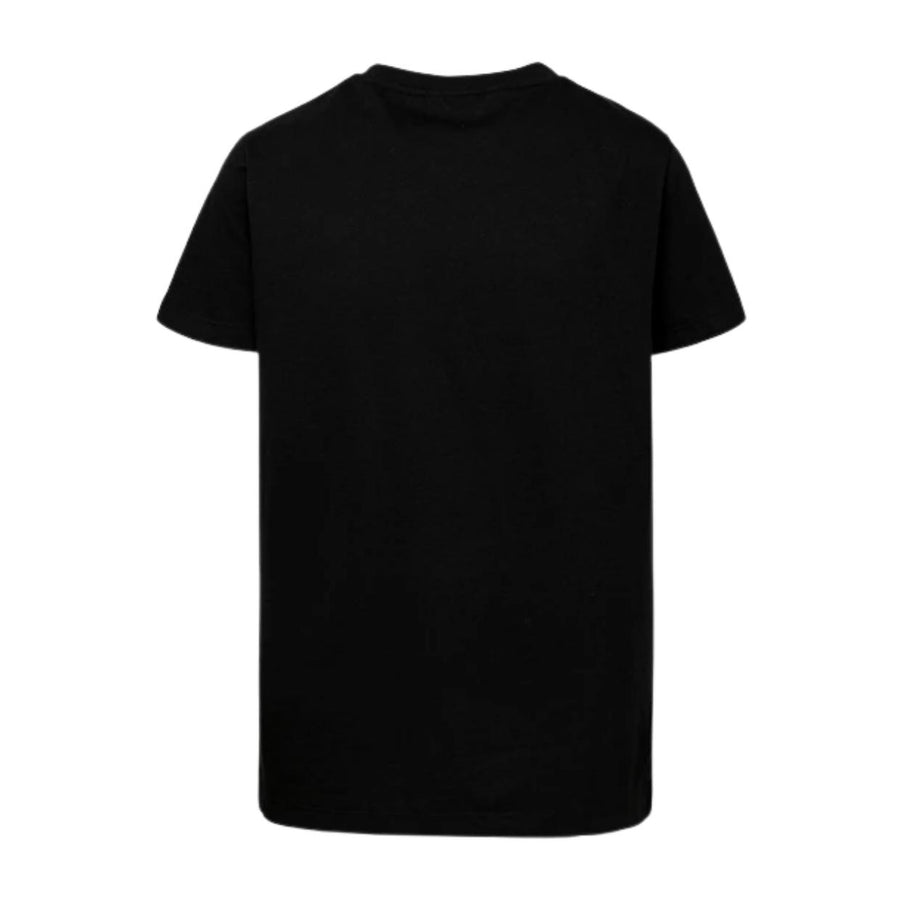 Balmain Kids Printed Chest Logo Black T-Shirt