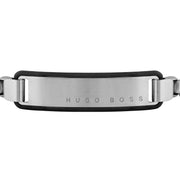 BOSS Silver ID Logo Bracelet