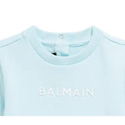Balmain Baby Sky Blue Short Sleeve Sweatshirt