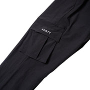 Forty Black Bram Tech Cargo Pants
