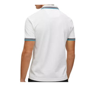 BOSS Paddy Embroidered Logo White Polo Shirt