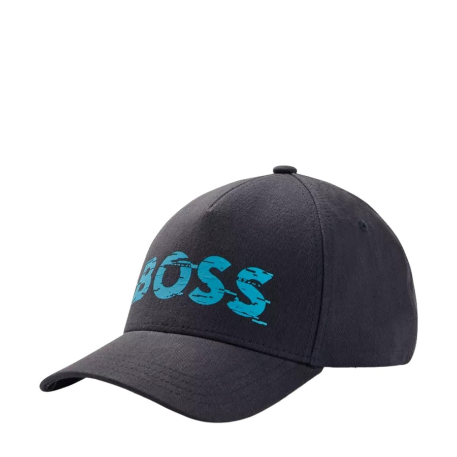 BOSS Logo Pixel Dark Navy Cap