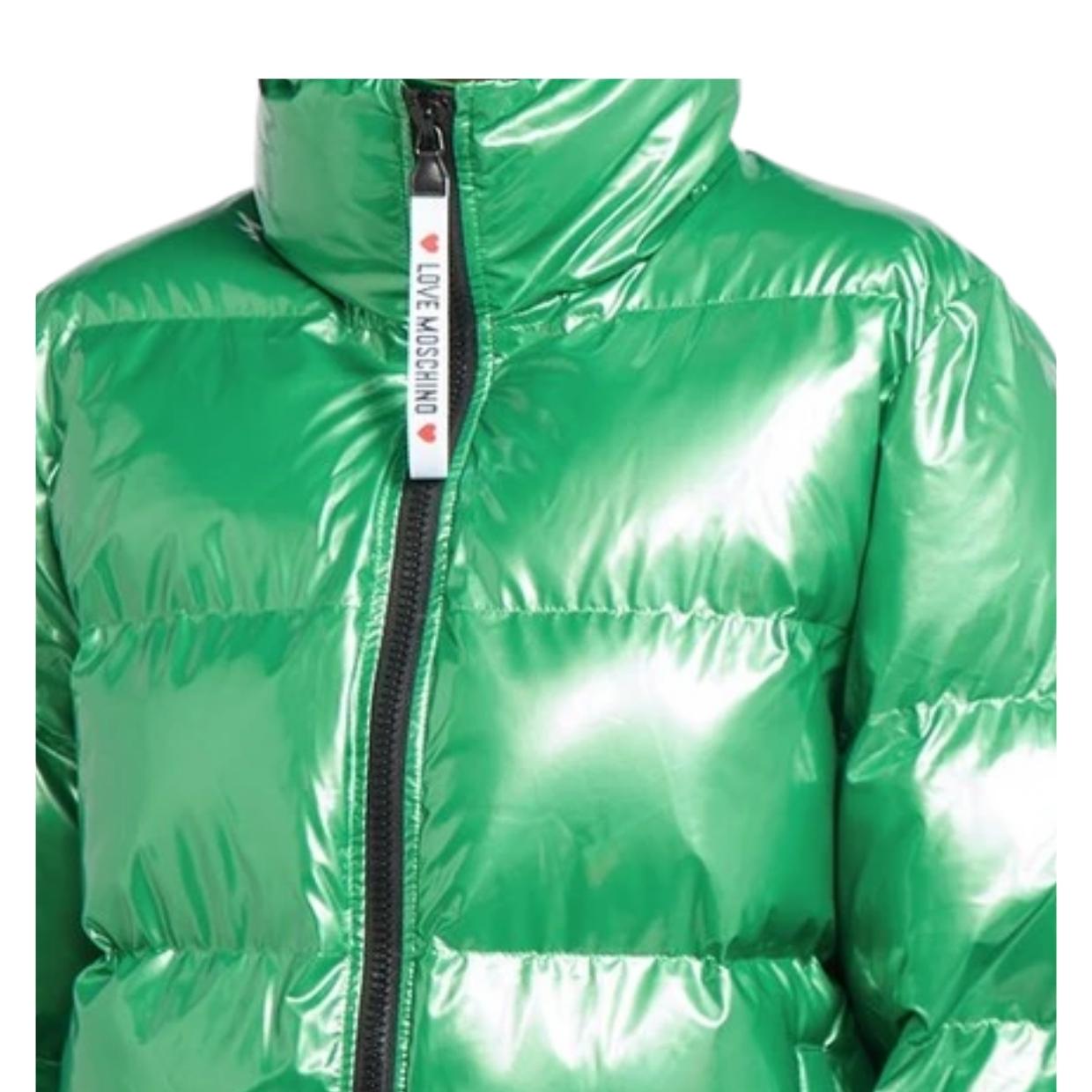 Love Moschino  Green Puffer Jacket