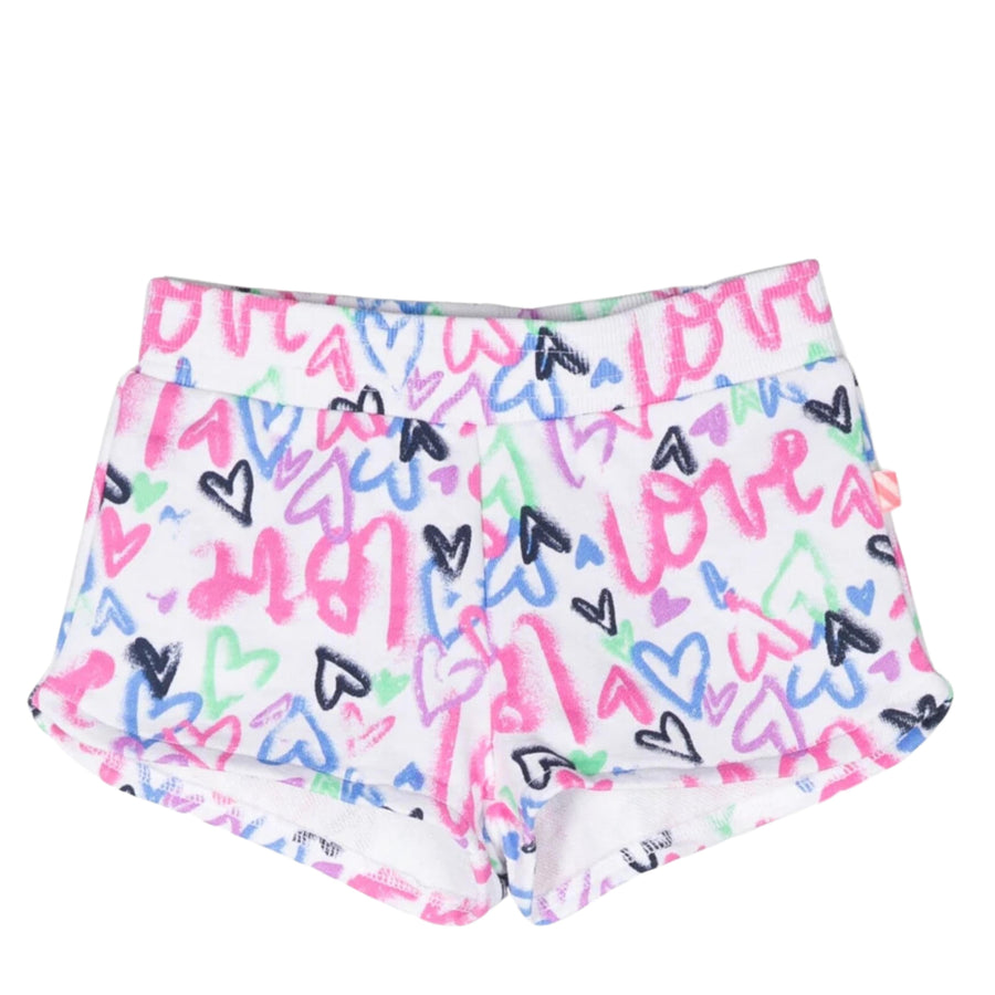 Billieblush Printed Love Heart Sweat Shorts