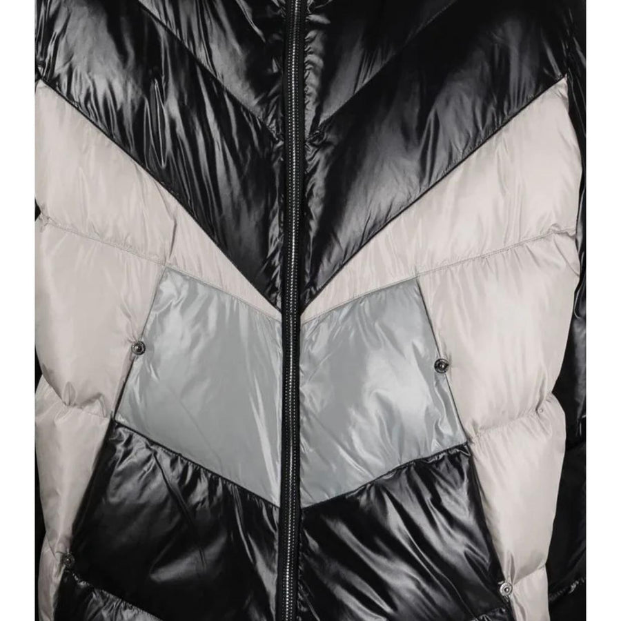 Neil Barrett Mixed Nylons Modernist Padded Puffer Jacket