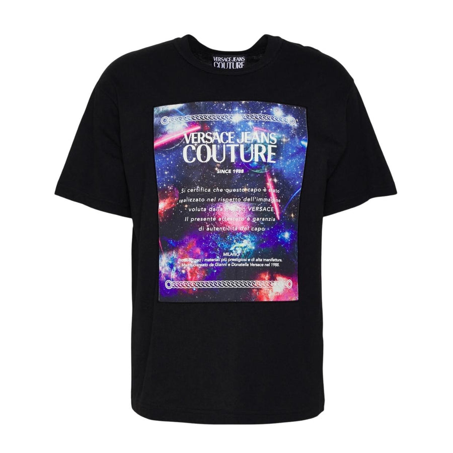 Versace Jeans Couture Galaxy Logo Black T-Shirt