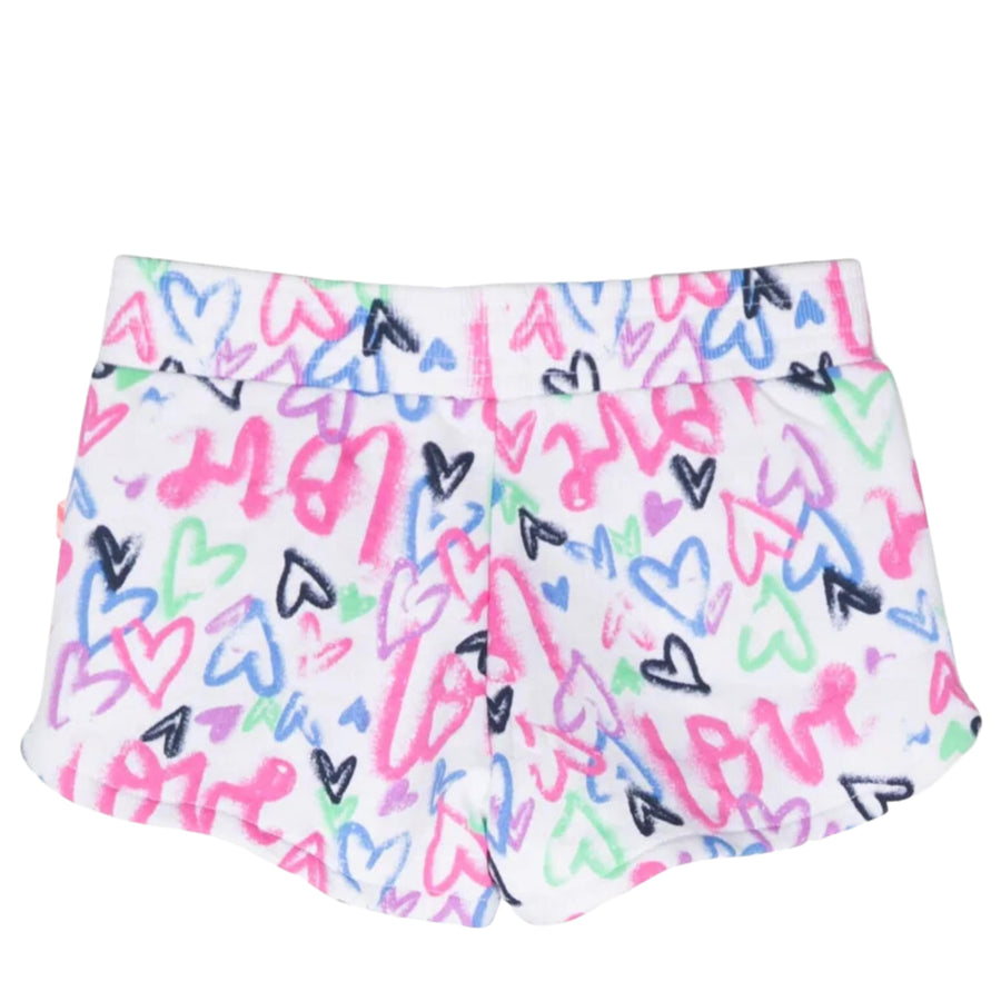 Billieblush Printed Love Heart Sweat Shorts