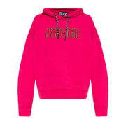 Versace Jeans Couture Pink Logo Hoodie