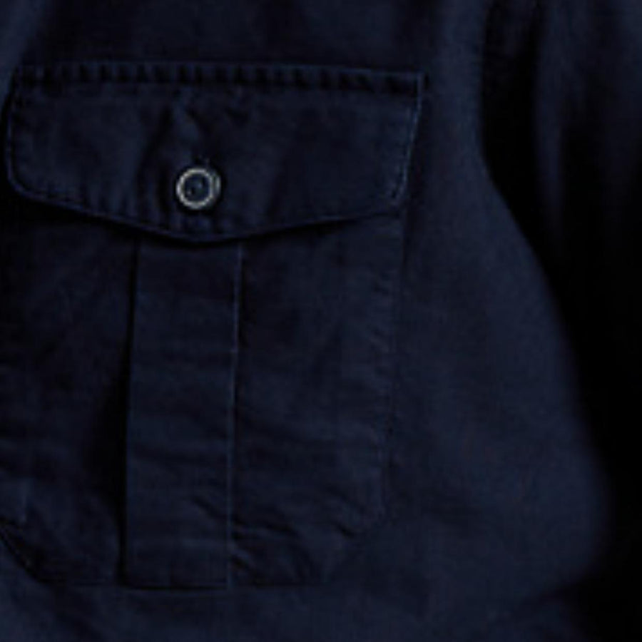 Ralph Lauren Navy Chest Pocket Oxford Overshirt