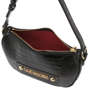 Love Moschino Logo Croc Crossbody Bag