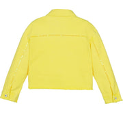 Billieblush Sequin Yellow Denim Jacket