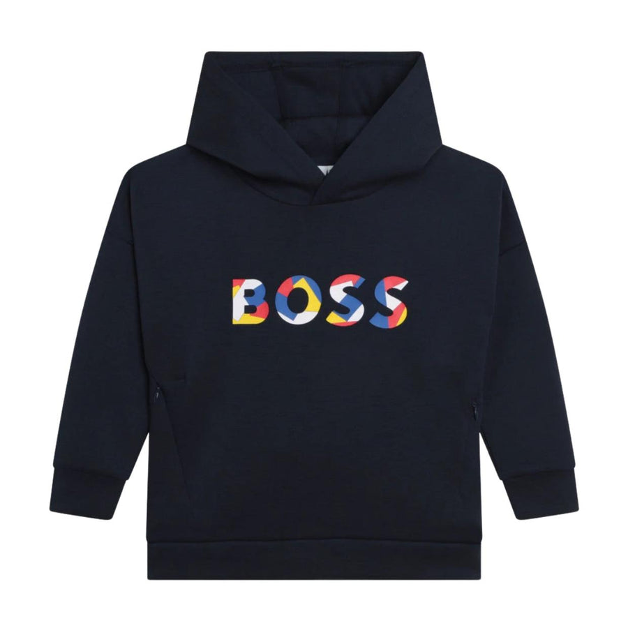 BOSS Kids Multi-Colour Logo Hoodie