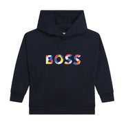 BOSS Kids Multi-Colour Logo Hoodie