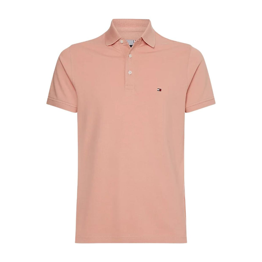 Tommy Hilfiger Pink Embroidered Logo Polo Shirt
