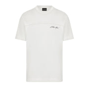 Emporio Armani White Signature Logo T-Shirt