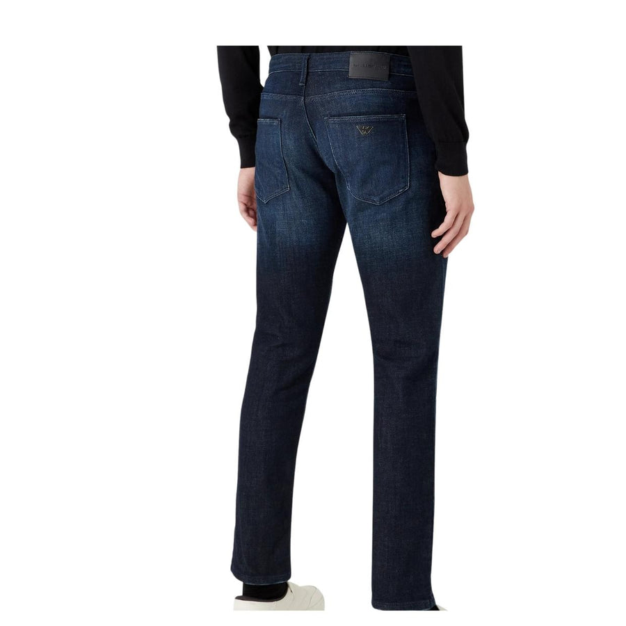 Emporio Armani J06 Slim Fit Worn-Wash Denim Jeans