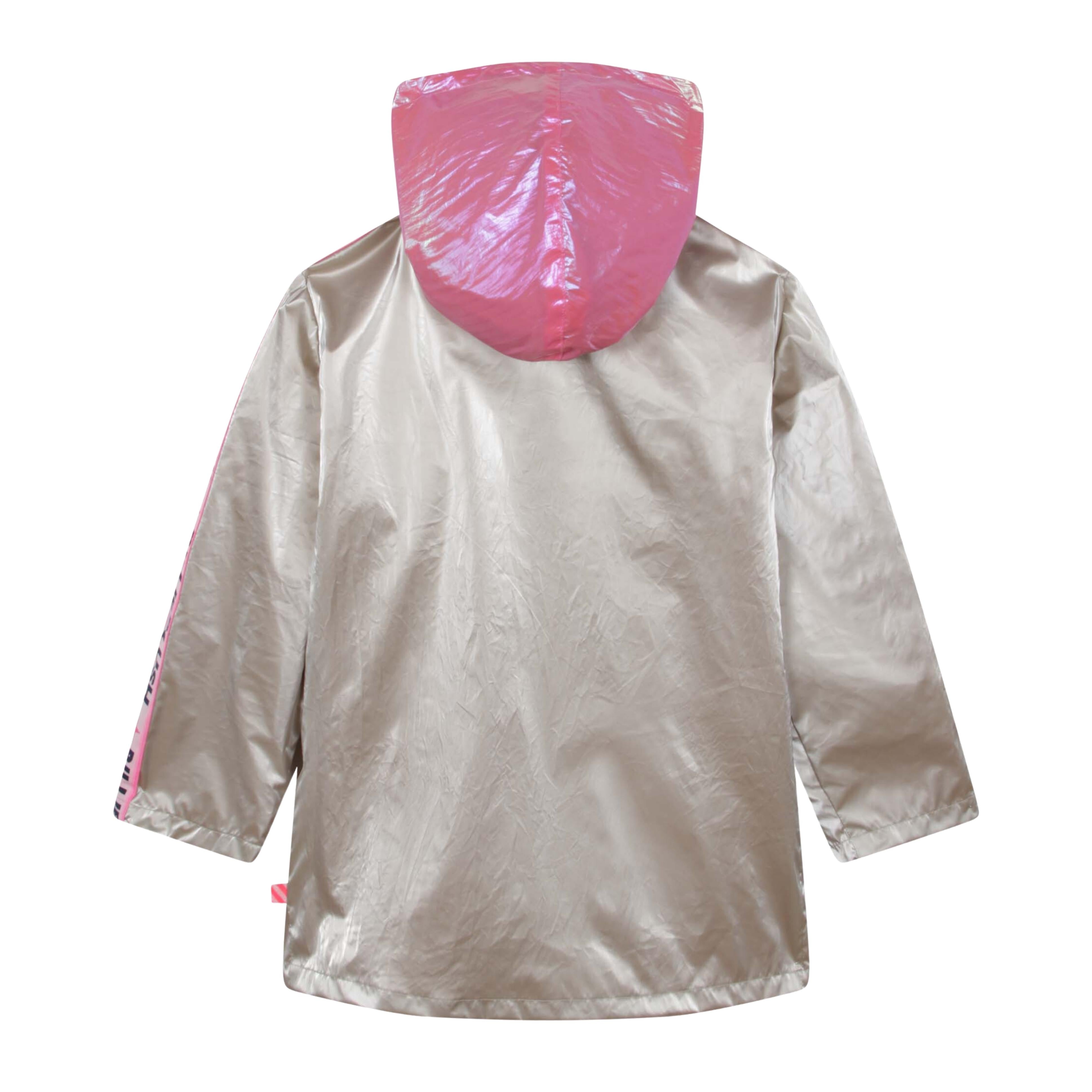 Billieblush Golden Windcheater Hooded Raincoat