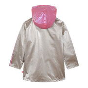 Billieblush Golden Windcheater Hooded Raincoat