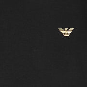 Emporio Armani Bodywear Black Logo Crew Neck T-Shirt
