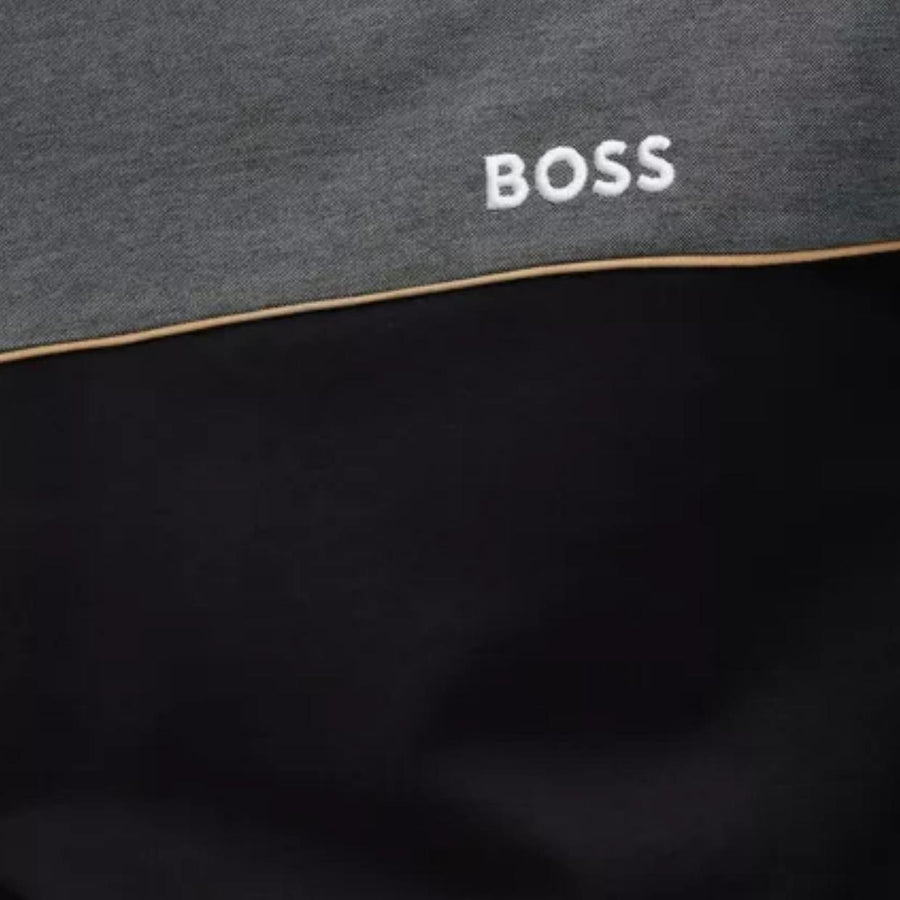 BOSS Logo Embroidered Black Tracksuit Sweatshirt