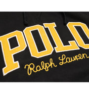 Ralph Lauren Fleece Logo Black Hoodie
