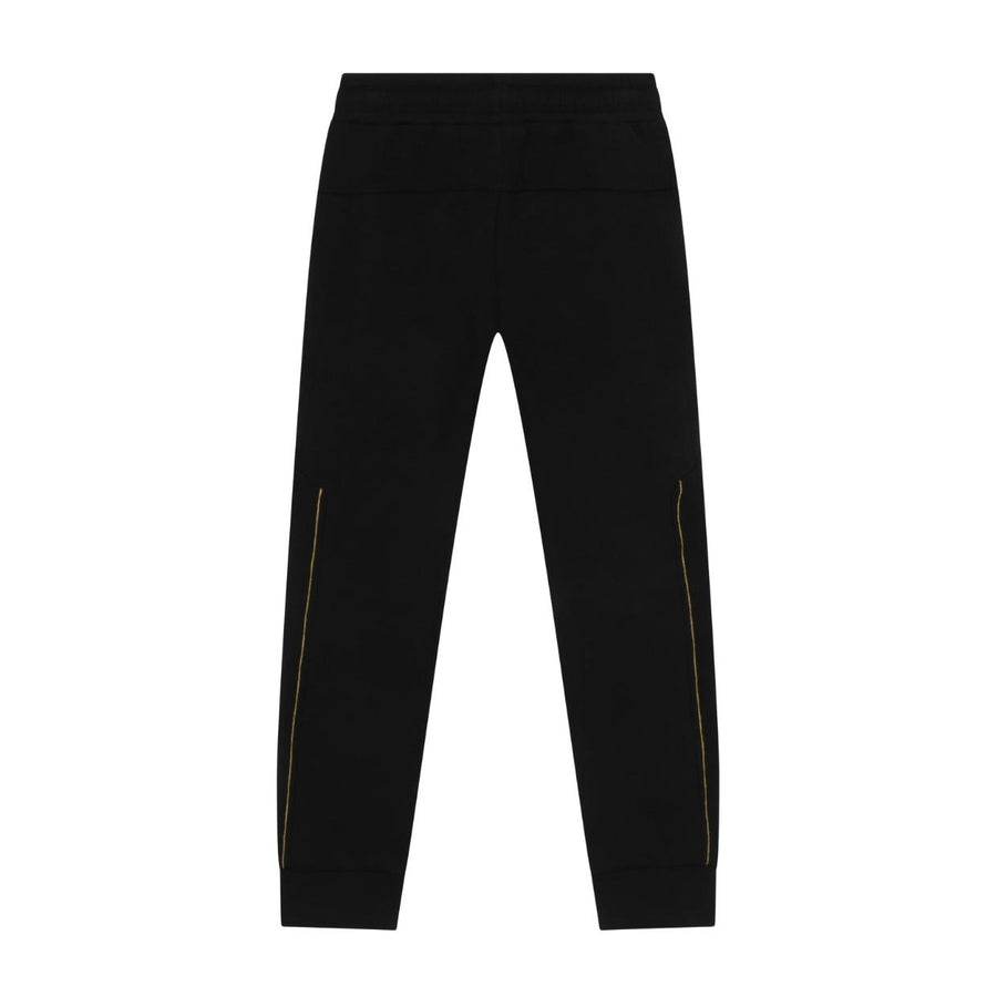 BOSS Kids Gold Curved Logo Jogging Bottoms