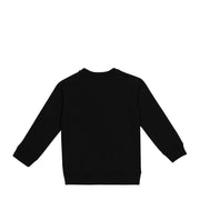 Moschino Kids Black Slogan Sweatshirt