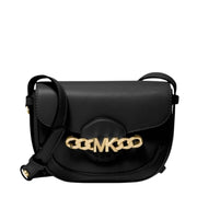 Michael Kors Black Hally Leather Crossbody Bag