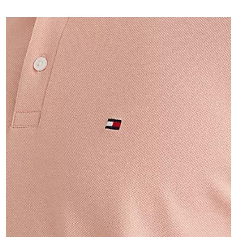 Tommy Hilfiger Pink Embroidered Logo Polo Shirt