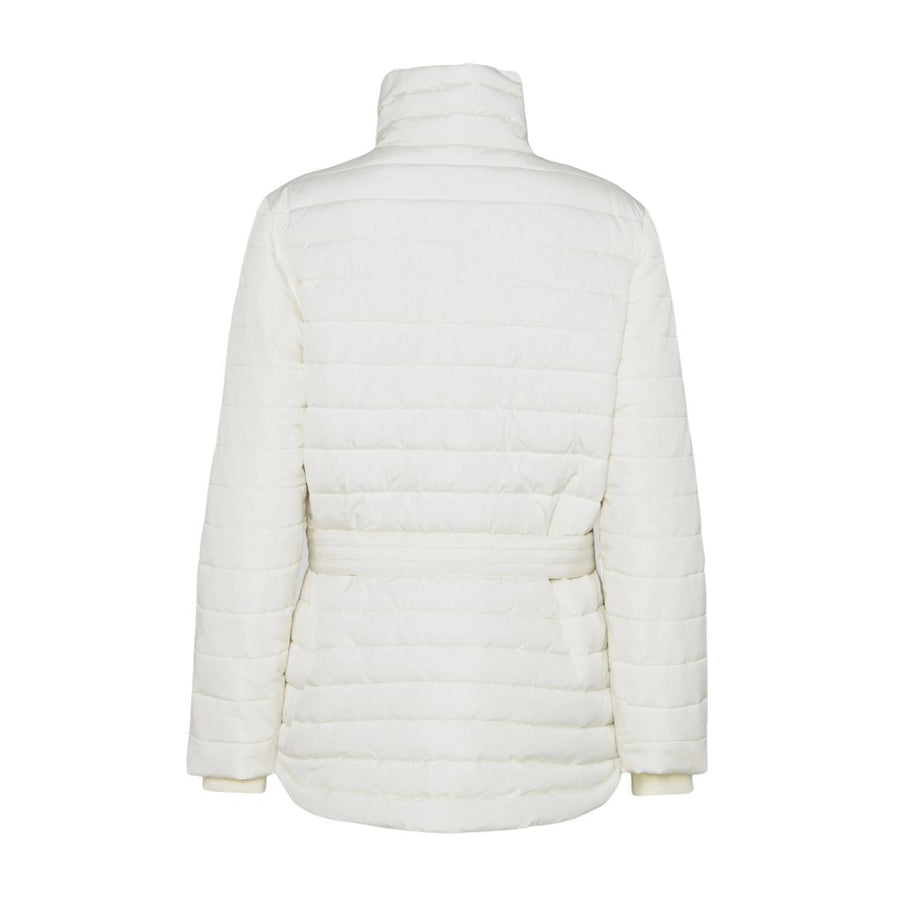 Love Moschino White Padded Logo Jacket