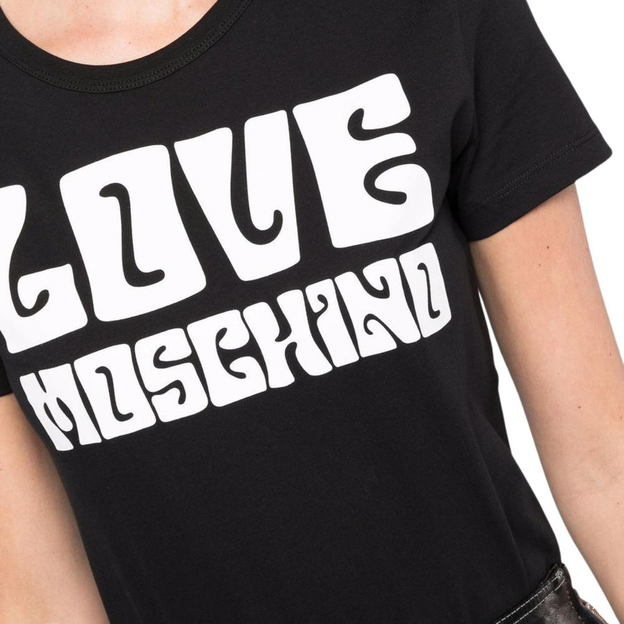 Love Moschino Black Bold Logo T-Shirt