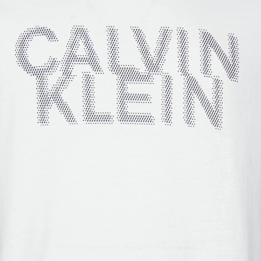 Calvin Klein Distorted Logo White T-Shirt