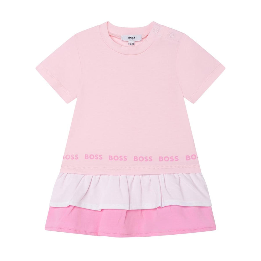 Boss Baby Pink Frill Dress