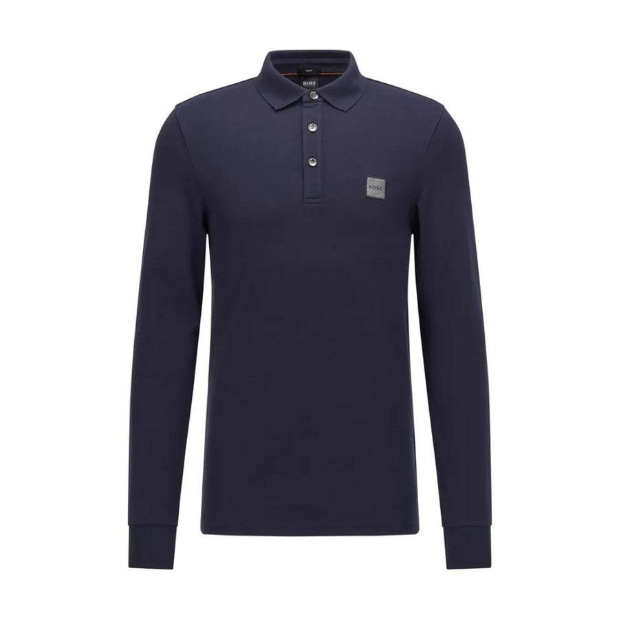 BOSS Passerby Navy Slim Fit Polo Shirt