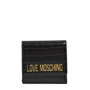 Love Moschino Black Croc Wallet