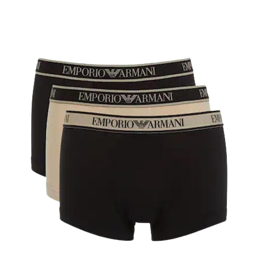 Emporio Armani Bodywear Three Pack Stretch Cotton Boxer