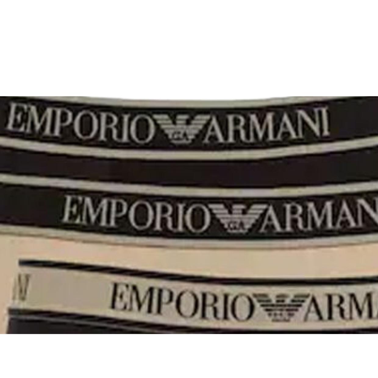 Emporio Armani Bodywear Three Pack Stretch Cotton Boxer