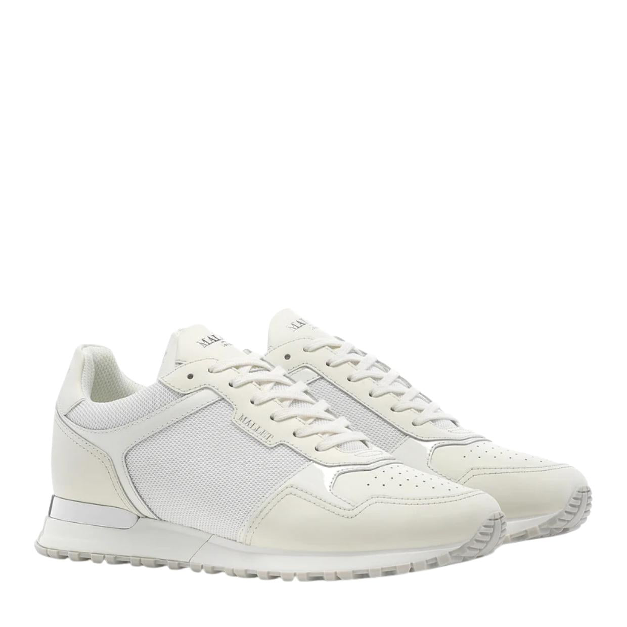 Mallet Lowman Patent White Trainers