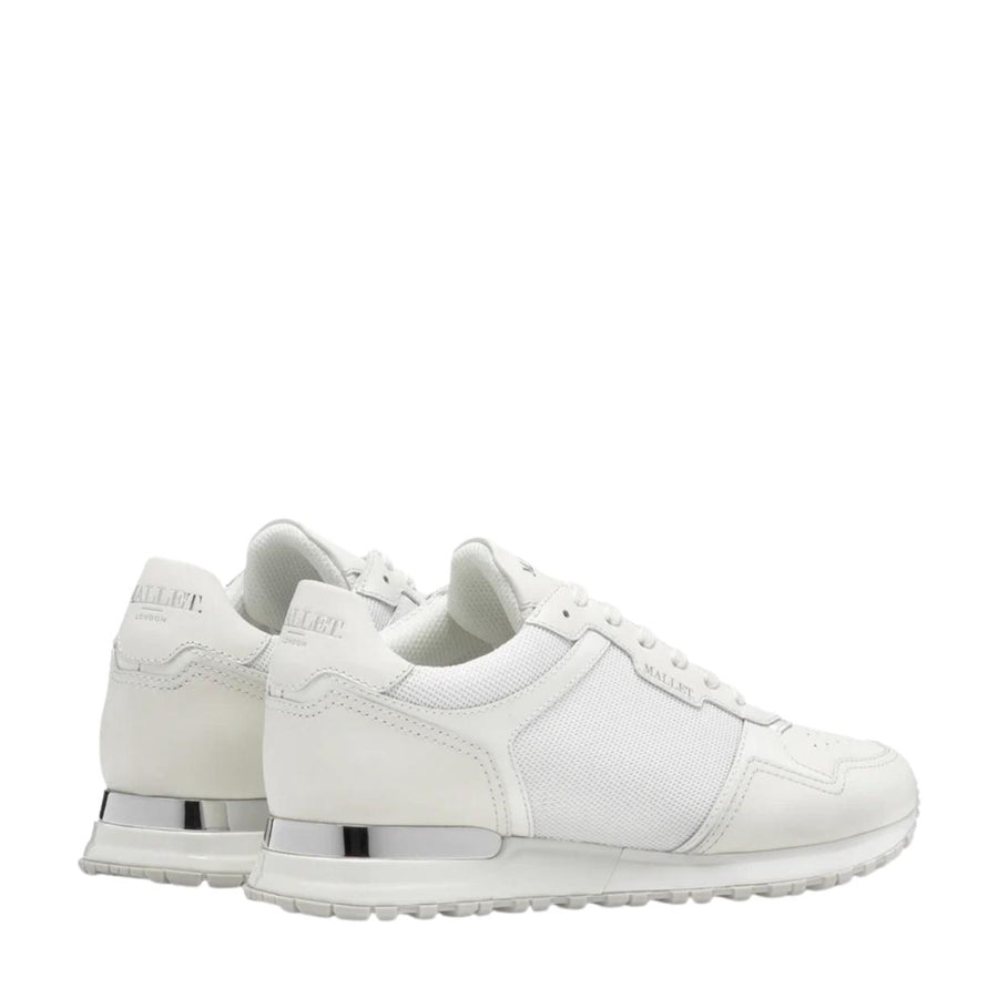 Mallet Lowman Patent White Trainers