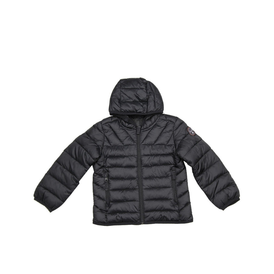 Napapijri Junior Quilted Black Jacket - Retro Designer Wear