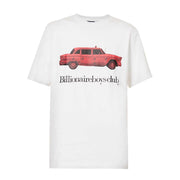 Billionaire Boys Club Print Taxi Logo White T-Shirt