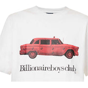 Billionaire Boys Club Print Taxi Logo White T-Shirt